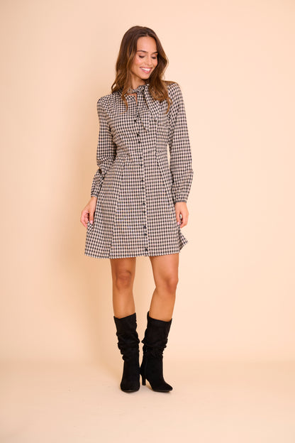 Robe Belen Vichy Noire