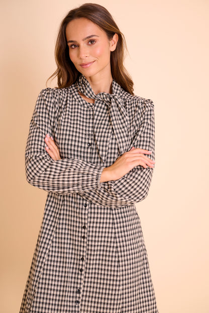 Robe Belen Vichy Noire