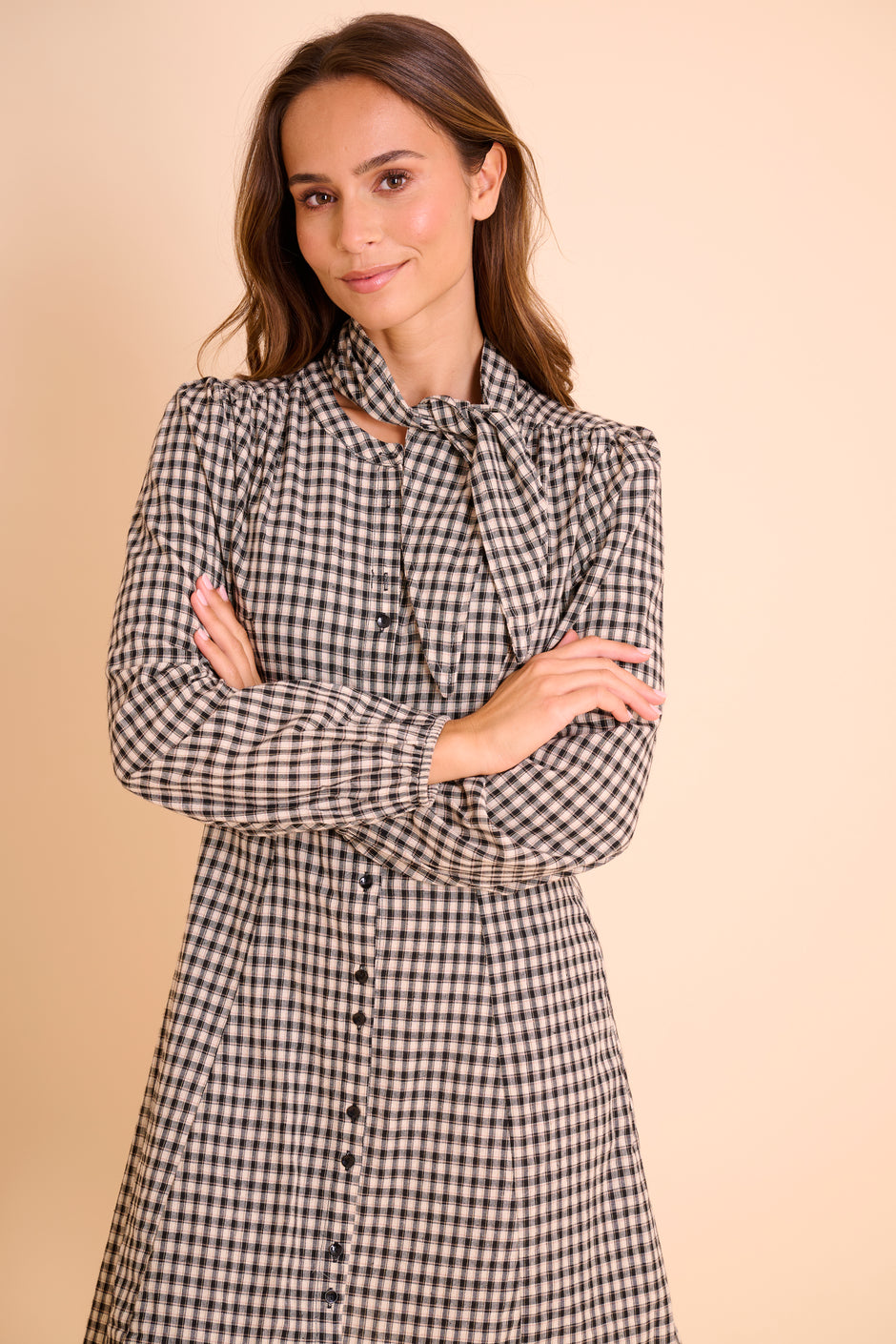 Robe Belen Vichy Noire