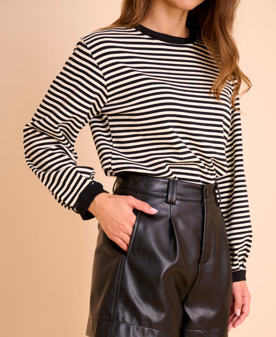 Sweat Jania Marinière Noire