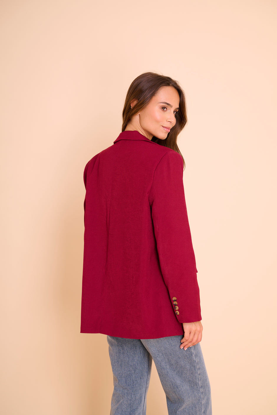 Blazer Dores Bordeaux