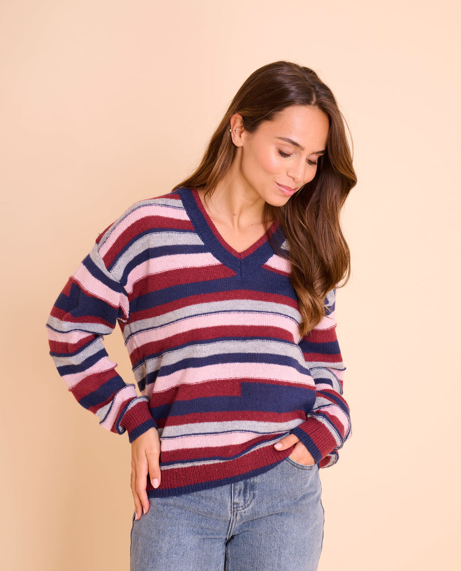 Pull Astra Bordeaux