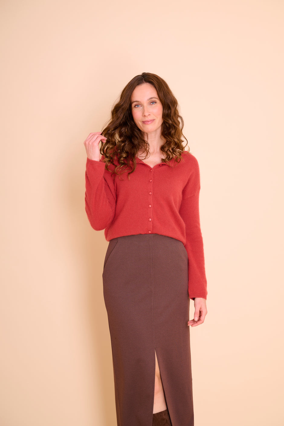 Gilet Tatia Terracotta