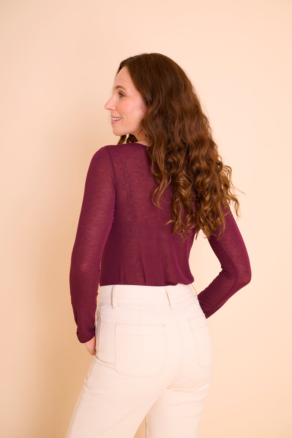 Sous pull Cookies Bordeaux