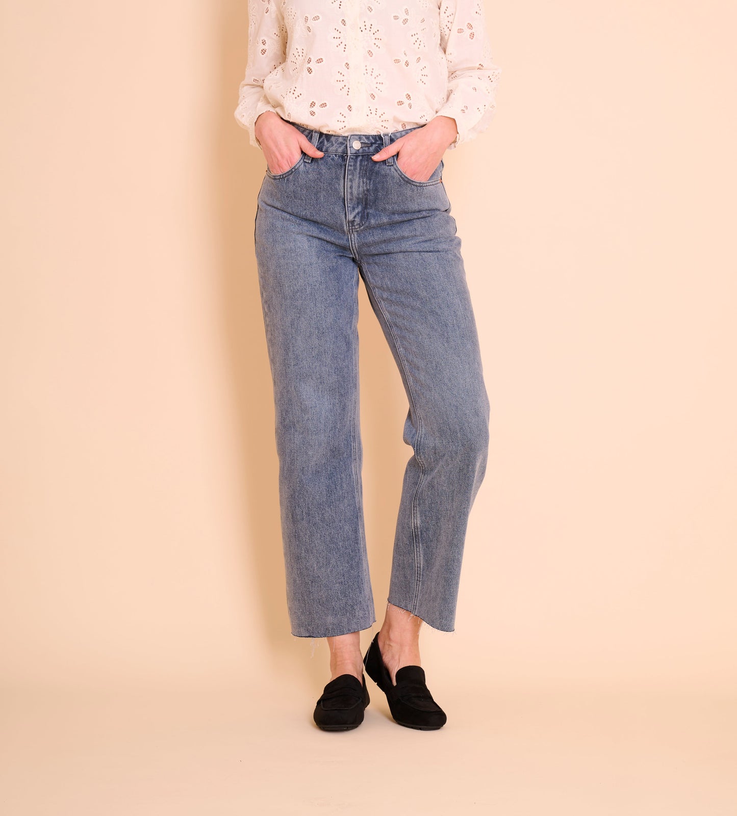 Jean Mollynette Gris Bleu