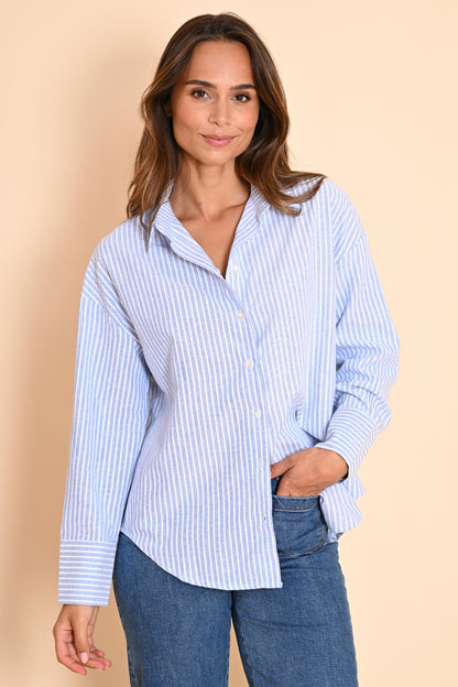 Chemise Tadé Bleue