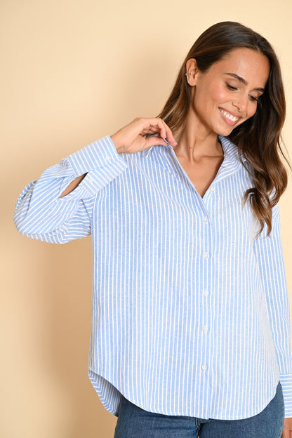 Chemise Tadé Bleue