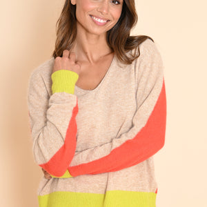 Pull Lysea Beige orange