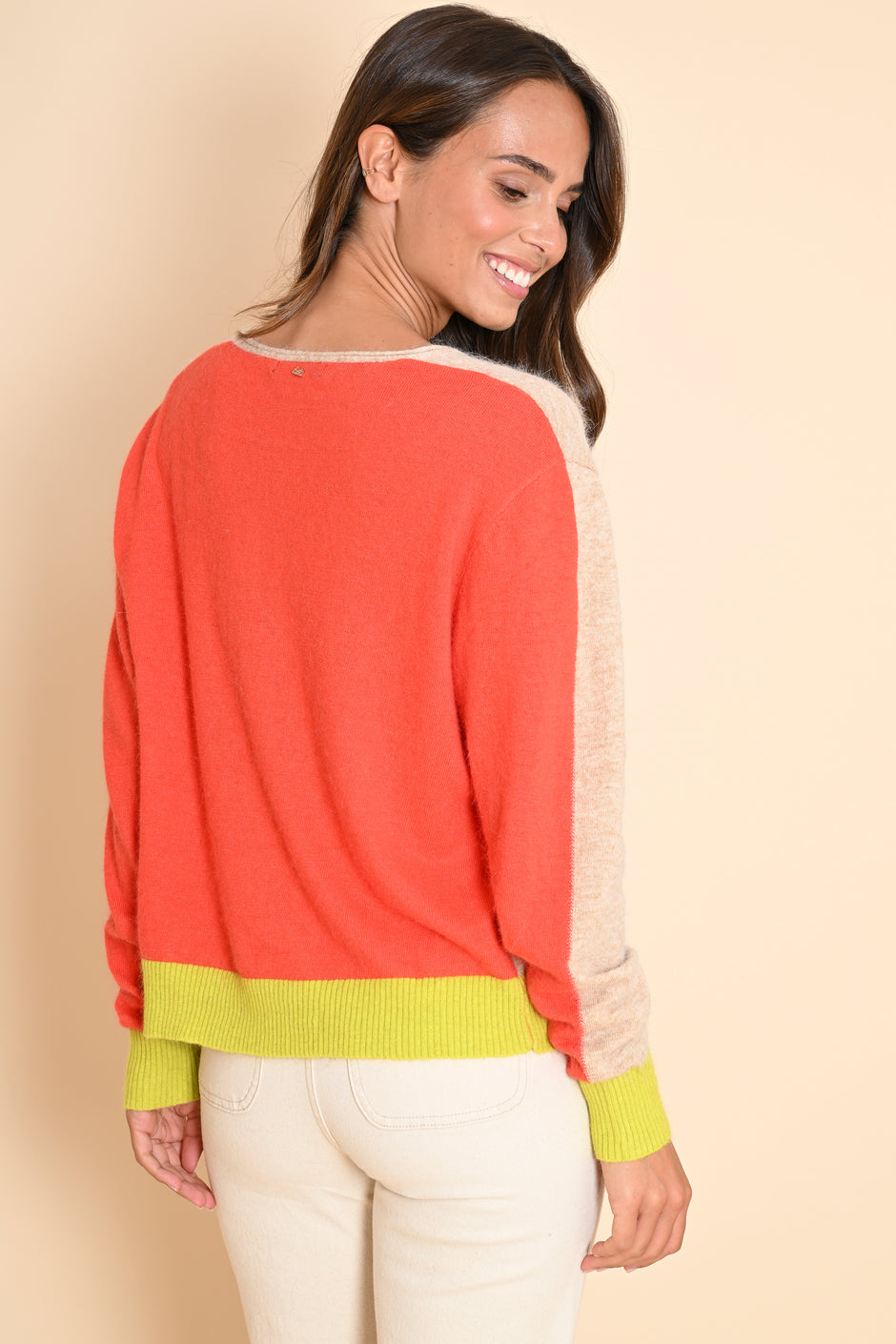 Pull Lysea Beige orange