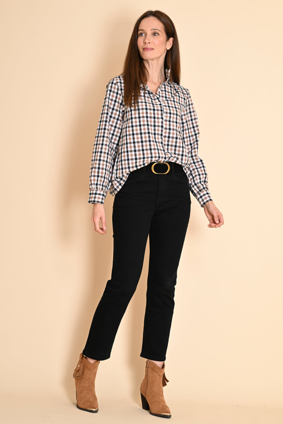 Blouse Shawn Carreaux