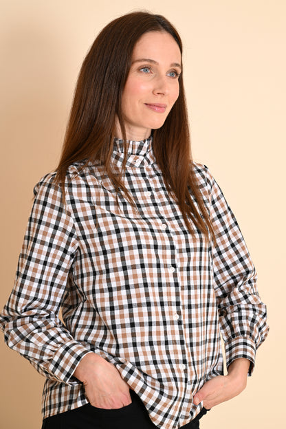 Blouse Shawn Carreaux