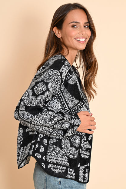 Veste Viola Imp Cachemire