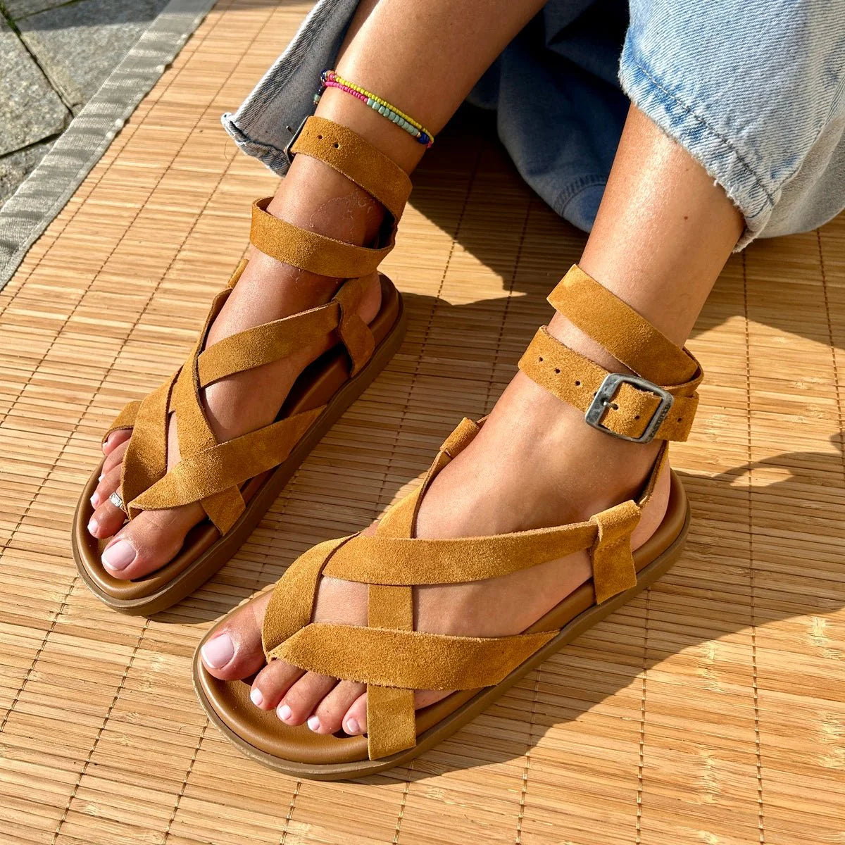 Sandales Alizee Camel