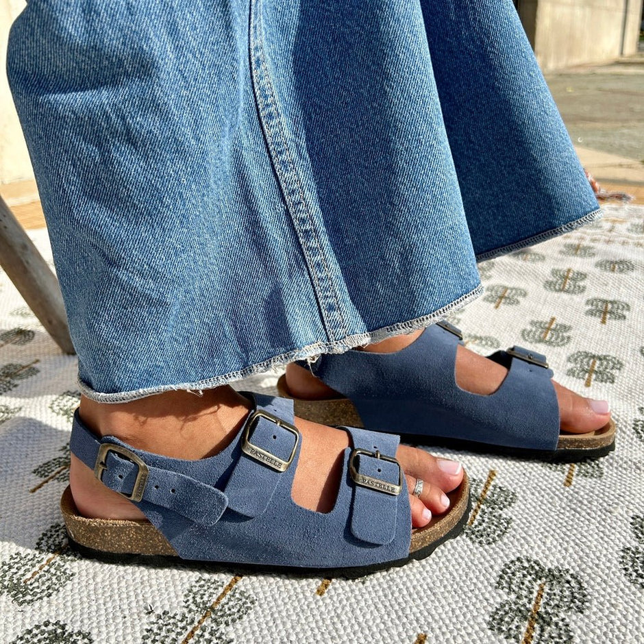 Sandales Janet Bleu Jean