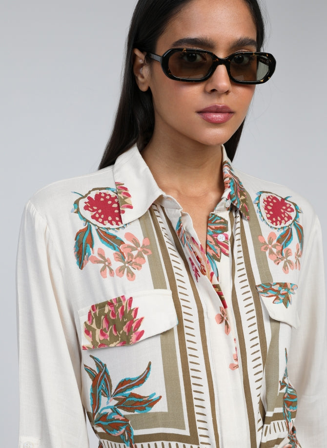 Robe Ovinto Ecrue