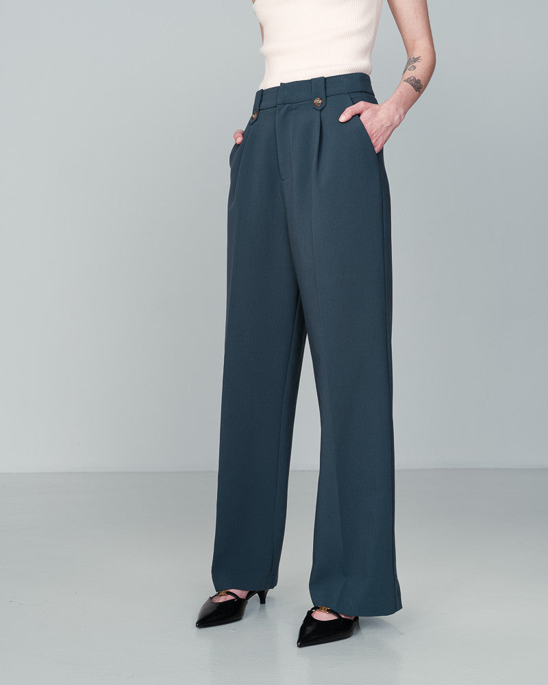 Pantalon Nilay vert