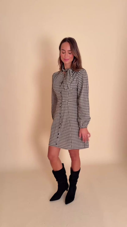 Robe Belen Vichy Noire