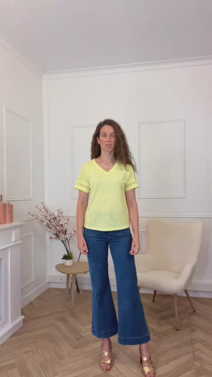 T shirt Marianna Jaune