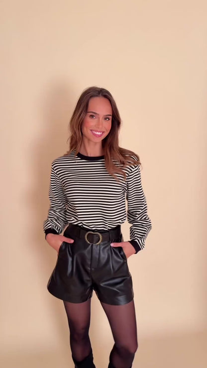 Sweat Jania Marinière Noire