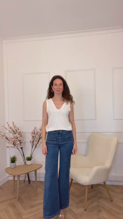 Débardeur Vicky Ecru