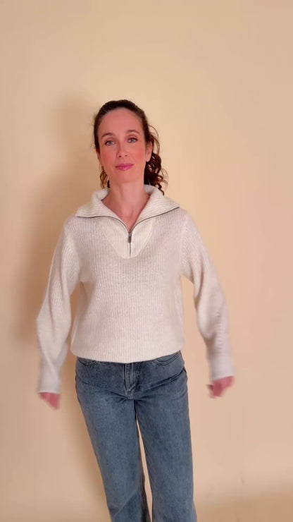 Pull Felicia Ecru