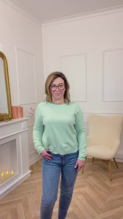 Pull Astrée Vert Pastel