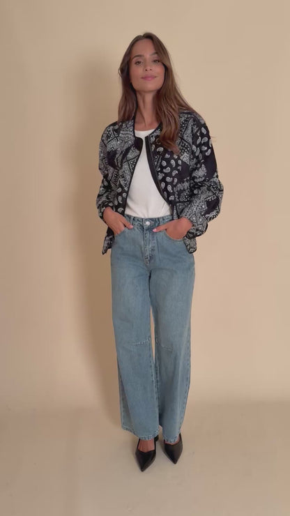 Veste Viola Imp Cachemire