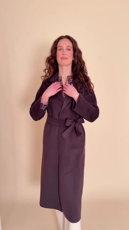 Manteau Long Cathy Choco