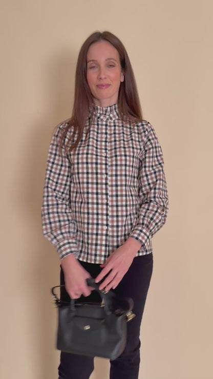 Blouse Shawn Carreaux