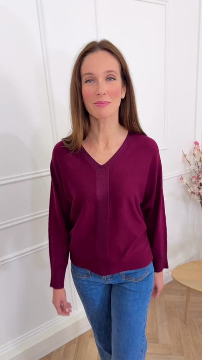 Pull Tilia Bordeaux